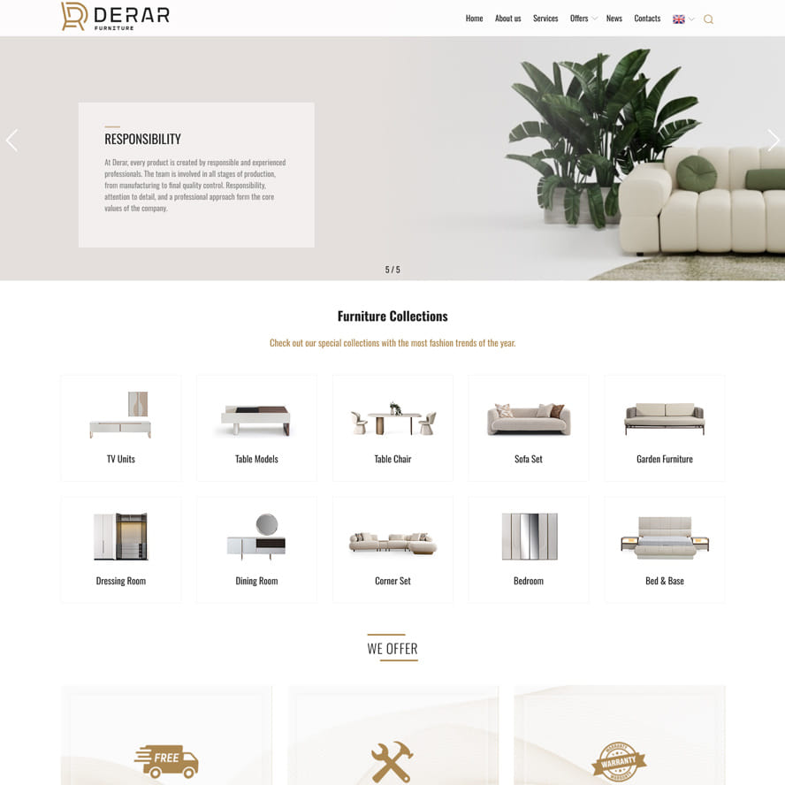 derar.am կայքի պատրաստում